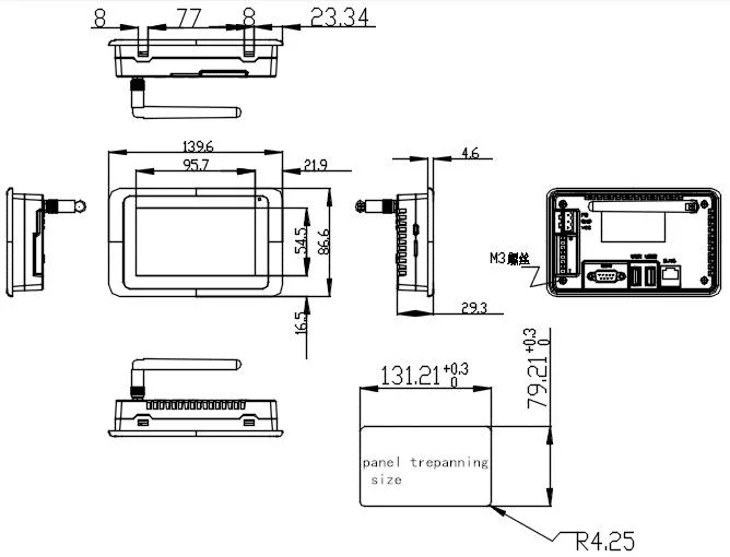 Wholesaler 4.3 Inch Mini Tablet PC Industrial Panel PC All-in-One PC