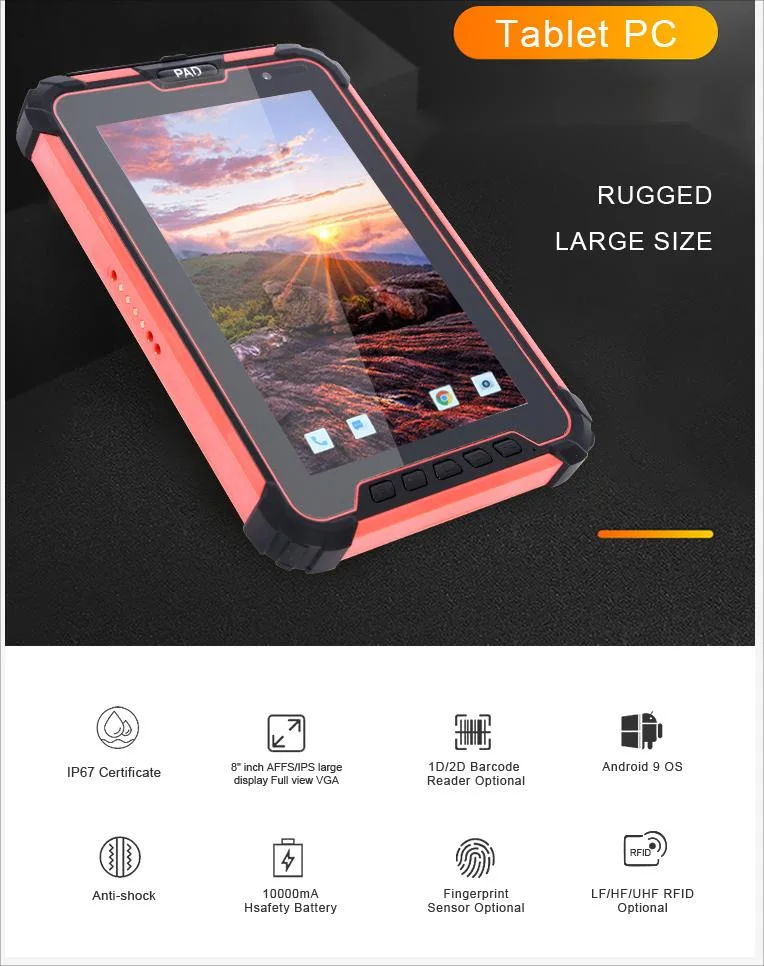 Custom Tablet PC IP68 10 Inch Android Industrial Tablet PC Rugged IP54 Industrial Panel Tablet PC