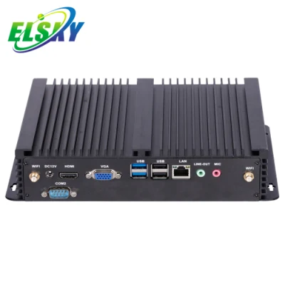 Elsky Ipc6000 Qm9700 Günstiger Skylake Dual Core 7100u 7500u 7200u HD510HD610 Barebone SATA3.0 SSD HDD 4K Дисплей Ubuntu Мини-ПК